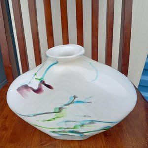 Beautiful Vase, Signed.  Can't make out Sign.